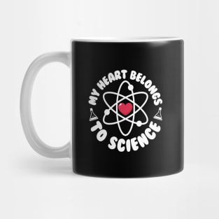 My Heart Belongs To Science Mug